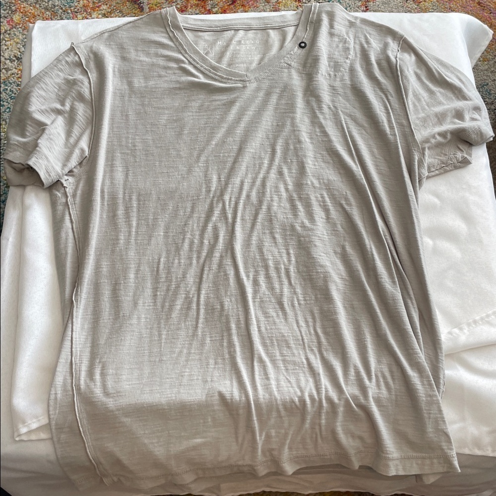 Marc Ecko Heather Gray Cut & Sew Tee